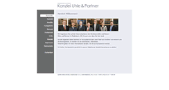 Desktop Screenshot of kanzlei-uhle.de
